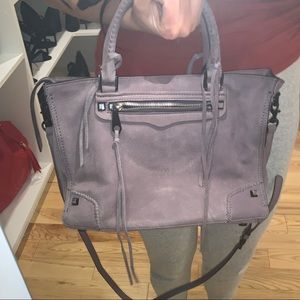 Rebecca Minkoff tote in purple suede